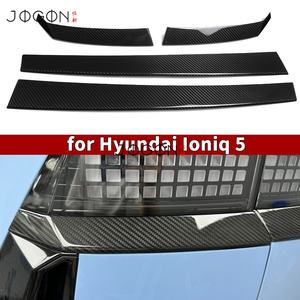 Pour <span class=keywords><strong>Hyundai</strong></span> <span class=keywords><strong>Ioniq</strong></span> 5N <span class=keywords><strong>Ioniq</strong></span> <span class=keywords><strong>5</strong></span> 2021 <span class=keywords><strong>2022</strong></span> 2023 2024 2025, bande de garniture de coffre arrière en fibre de carbone sèche, accessoires extérieurs, 4 pièces - Product Image 2