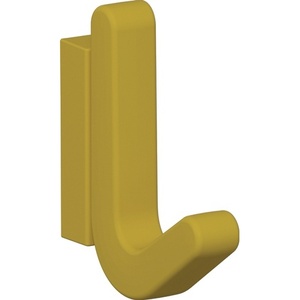 HEWI 477 Matt Single <b>Hook</b> Series Elastic Plastic (TPU) in 18 Mustard Yellow 68 mm Height Novelty <b>Hook</b> - Product Image 1