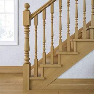Meilleure vente conception personnalisée en érable 4500 Newel Post partie d'escalier en bois massif pour la construction d'escaliers pour les produits du Vietnam EFS - Product Image 5
