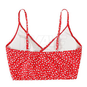 Ensemble de bikini 2 pièces pour femme coupe haute nouveau style de vêtements de fitness avec logo personnalisable et bas à motifs à vendre - Product Image 4