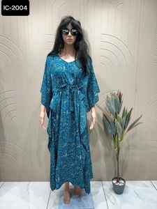 Ropa étnica india Heavy French Crape Impreso Fancy Short Kurtis Colecciones con tamaño libre disponible para ropa informal Kurtis - Product Image 6