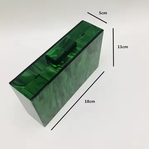 Bolso de mano elegante de resina para mujer, monedero de diseñador para fiesta de boda, cadenas de perlas, decoración de cuentas, regalo de moda elegante DE LA India - Product Image 5