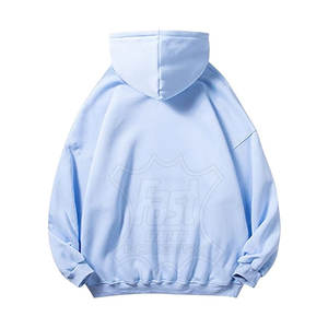 Sudadera Ligera de Algodón, Holgada, de Manga Larga, Lisa, Extra Grande para Hombre, Estilo Casual Diario, Estilo Urbano - Product Image 2