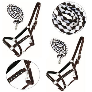 Design personnalisé licou en nylon léger de qualité supérieure licou en nylon fabriqué au Pakistan respirant nouveau style de licous d'équitation - Product Image 6