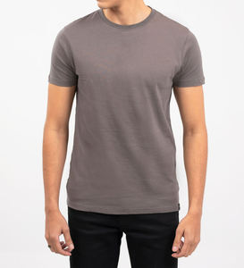 Personalizado-OEM-service Tallas grandes Venta al por mayor 100% Algodón puro Color sólido Impresión personalizada Logo camiseta para hombres - Product Image 1