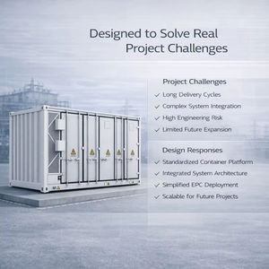 Sistema de Almacenamiento de Energía Solar en Contenedor de 20 pies, 3.7 MWh, 5 MWh, LiFePO4, Híbrido, Refrigeración Líquida, IP55, FM200, 150Ah, 43 T, Listo para Enviar - Product Image 3