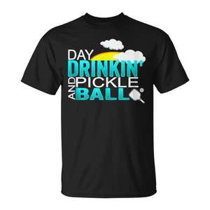 Camiseta sin mangas de pickleball para el día de verano, ideal para beber y jugar pickleball, perfecta para promociones - Product Image 1