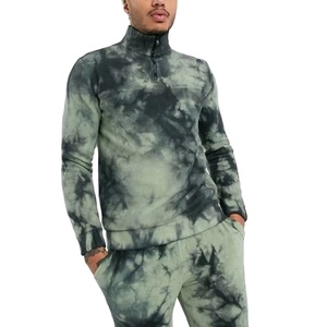 Survêtement Tie Dye pour hommes de haute qualité confortable et respirant Design de luxe de vente chaude avec impression solide taux bon marché - Product Image 6