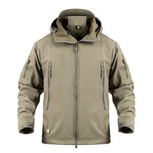 Chaqueta Táctica Softshell con Capucha, Camuflaje, Ropa de Trabajo para Exteriores, Ropa Exterior Utilitaria - Product Image 1