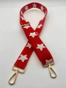 Accessoire de sororité universitaire perlé Sangle de sac à main perlée Geaux tigres Game Day Sangle de sac à main - Product Image 2