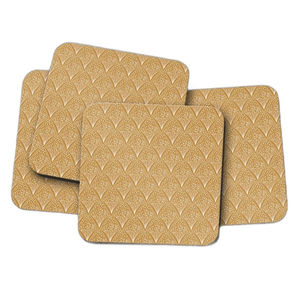 Fine Quality Custom Logo Drink Cup Coasters Non-slip Table <b>Placemat</b> Kitchen Accessories <b>Square</b> Mat (Set of 2) for Home Hotel - Product Image 2