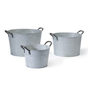 <b>Square</b> Galvanized Metal Beverage Tub with Stand Rustic Ice Bucket Drink Cooler <b>Bin</b> for Outdoor Party Patio Bar Wedding Events - Product Image 3