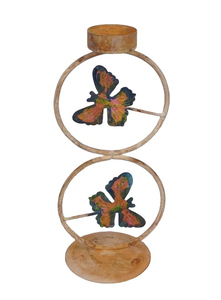 Bougeoir suspendu en laiton antique fer de Noël naturel décoratif pour la maison fête de vacances mariage-gravure et découpe - Product Image 4