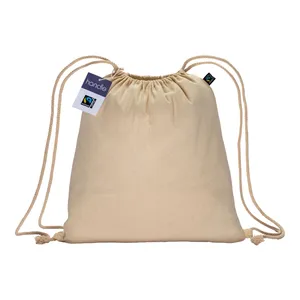 Zainetto FAIRTRADE in Cotone con Coulisse, Sostenibile, Promozionale (Borsa Piccola) - Product Image 2