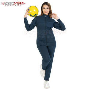 ชุดวอร์มผู้หญิงโพลีเอสเตอร์มีซิปแบบเต็มตัวสวมใส่สบายและมีกระเป๋าด้านข้างระบายอากาศได้ - Product Image 5