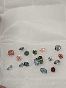 Cuenta de piedra suelta de diamante de corte brillante redondo cultivado en laboratorio certificado IGI multicolor para fabricación de joyas precio al por mayor - Product Image 6