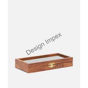 Jeu de Tic Tac Toe en Bois à Finition Naturelle avec Dés, Boîte de Jeu Intérieure pour Enfants avec Affichage Transparent Personnalisé, Prix de Gros - Product Image 3