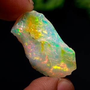 Fine Jewelry Making Product Natural Ethiopian Opal Rough Uncut Raw Fire Opal Rough Supplier Wholesale - Product Image 2