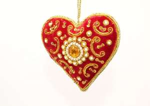 Decoration Zari Embroidery Christmas <b>Ornaments</b> Christmas Hanging Decoration <b>Ornaments</b> - Product Image 2