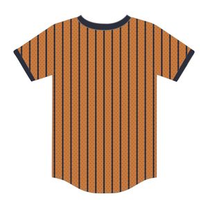 Maglia da Baseball maglia maglia gessato in poliestere maglia maglia maglia maglia maglia a V scollo a V in poliestere con riempimento dei vuoti ricamo - Product Image 3