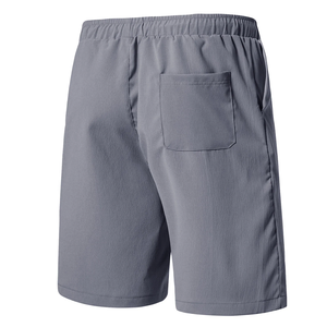 Short de jogging décontracté à motif uni pour hommes, teint uni, pour un jogging confortable au quotidien - Product Image 2