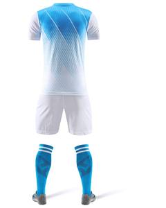 พลัสขนาดระบายอากาศ100% โพลีเอสเตอร์ผ้าฟุตบอลเครื่องแบบคุณภาพดีเครื่องแบบสำหรับผู้ชาย - Product Image 2