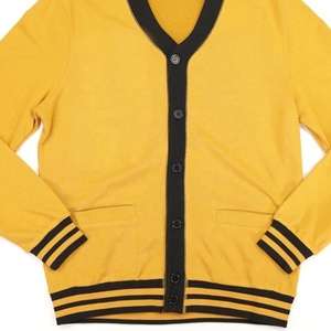 Suéter Cárdigan de Invierno para Hombre 2025 con Logotipo Personalizado, Bordado de Chenilla y Cierre de Botones - Product Image 6