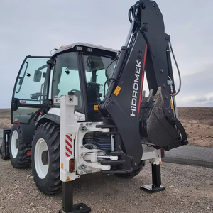 Envío gratis Hidromek HMK 102 S rueda retroexcavadora CE EPA aprobado para la venta con cargador frontal y accesorio de retroexcavadora - Product Image 2