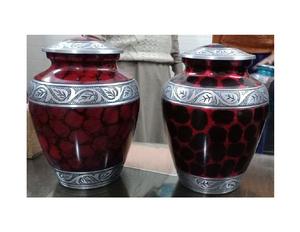 Urnas de cremación de aluminio Red Cloud para cenizas humanas - Product Image 1