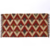 Magnifique tapis en laine et jute naturelle fait main de la collection Designer, qualité supérieure, pour intérieur et extérieur, accent pour salon, salle à manger, chambre à coucher