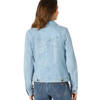 Veste en jean décontractée pour femme, 100 % coton tricoté, respirante, de haute qualité, légère, teinte unie
