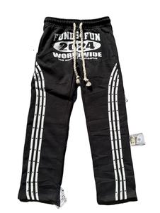 Conjunto Deportivo Térmico de Invierno Personalizado, Sudadera con Capucha y Pantalones Deportivos Estilo Urbano, Lavado Ácido con Impresión Serigrafiada, Chándal para Hombre - Product Image 2