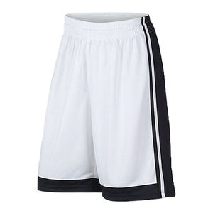 Pantalones cortos de baloncesto de cintura elástica de talla grande con etiqueta privada personalizada lisa, ropa deportiva de jugador de baloncesto profesional de secado rápido - Product Image 1
