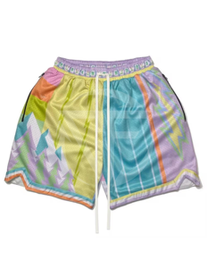 กางเกงขาสั้นผู้ชายลายสีล้วนมีคุณสมบัติเป็นมิตรกับสิ่งแวดล้อมกระเป๋าที่มีความต้องการสูงสำหรับชุดลำลองออกแบบโลโก้ได้ตามต้องการ - Product Image 3