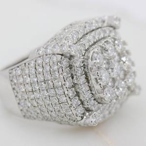 Anillos de Moissanita Certificados por IGI, Anillo con Incrustaciones de Diamantes, Joyería de Plata 925, Moissanita VVS, Joyería Fina de Hip Hop para Mujeres y Hombres - Product Image 1