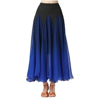 Jupes tutu de danse en gros, écharpes de performance 100 % polyester assorties, jupes de ballet fluides pour adultes, couleurs personnalisées