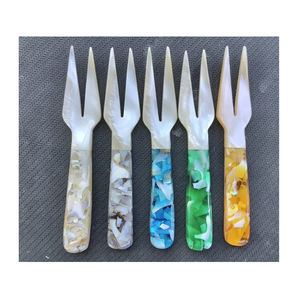 Cuillères réutilisables en coquillage et conque: Offre Spéciale artisanale en nacre de luxe, en gros, écologique et de haute qualité 2025 - Product Image 6