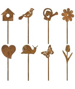 Palo de jardín de metal decorativo elegante adecuado para camas de flores caminos de césped y decoración de macetas de jardín - Product Image 2