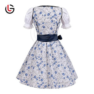 Gran oferta de alta calidad, disfraz de Festival tradicional de cerveza alemana, vestido de mujer adulta de Halloween, uniforme de Oktoberfest, fiesta elegante - Product Image 5