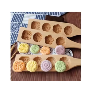 แม่พิมพ์คุกกี้ทำจากไม้สำหรับอบขนมไหว้พระจันทร์แบบเวียดนามแม่พิมพ์กดเครื่องมืออบสำหรับเค้กแบบดั้งเดิม - Product Image 6