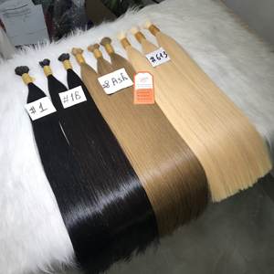 Meilleure vente de qualité 12A personnalisable couleur droite en vrac extensions de cheveux humains vietnamiens paquets de cheveux humains bruts prix de gros - Product Image 3