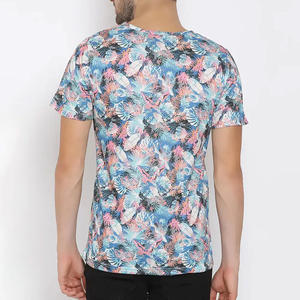 Camiseta de Poliéster Sublimada Personalizada para Hombre, Ropa Casual de Playa, Fabricante - Product Image 3