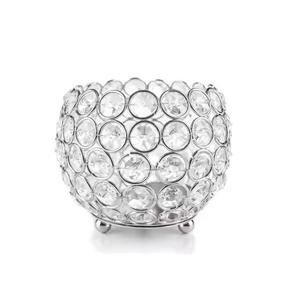 Forme ronde couleur argent chaud maison décorative métal Unique porte-bougie votive fait à la main personnalisé en vrac - Product Image 5