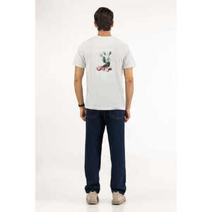 เสื้อยืดทรงหลวม MN-TS-SS25-050 ผ้าฝ้าย/ใยไผ่ 100% น้ำหนัก 180 กรัม ผ้าไอซ์ซิลค์เจอร์ซีย์ ย้อมสีพื้น พร้อมปักลายแบบกำหนดเอง พิมพ์ลาย 3 มิติ - Product Image 5