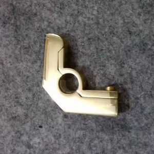 Support de tapis d'escalier en laiton moulé robuste, montage unilatéral, finition polie, tige de tapis de 13 mm - Product Image 1