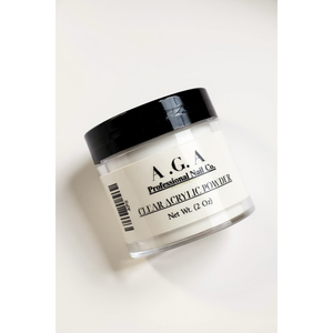 Polvere Acrilica Glitterata Trasparente A11aga A.G.A 2 per Decorazione Unghie Logo Personalizzato Uso Sabbia e Zucchero - Product Image 1