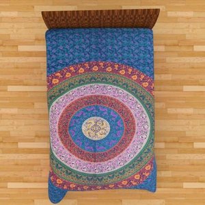 ผ้าปูเตียงผ้าฝ้ายแมนดาลาแบบสองขนาดผ้าปูที่นอนแบบเรียบสำหรับผู้ใหญ่ผ้าคลุมเตียงแบบใช้แล้วทิ้งสำหรับตกแต่งห้องนอน - Product Image 4