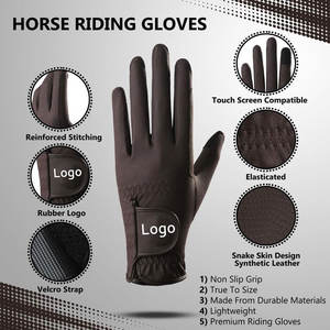 Gants d'équitation d'hiver de haute qualité, antidérapants, respirants, pour le ski, vêtements de sport quotidiens, équitation - Product Image 4