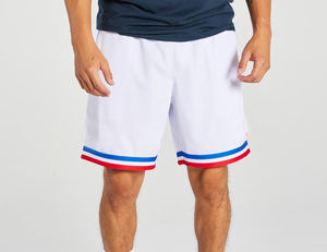 Pantalones cortos deportivos para correr de hombre de doble capa de color sólido personalizados, pantalones cortos de gimnasio 2025 de alta calidad para hombre - Product Image 1