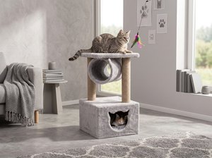 Acogedor Parque de Juegos Tipo Túnel para Gatos Modernos Curiosos - Product Image 4